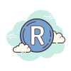 R logo