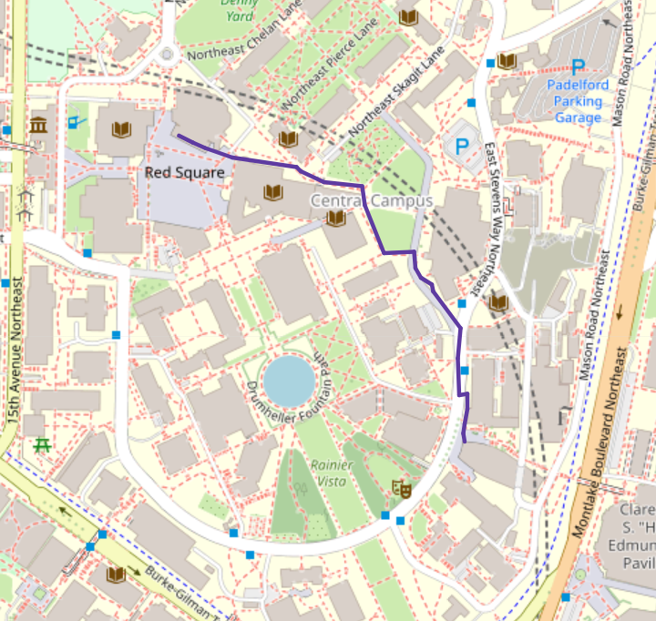 Map with path